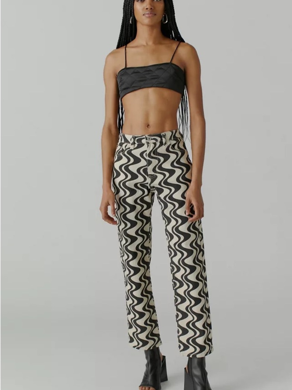 Mandinga Wave Print Jean